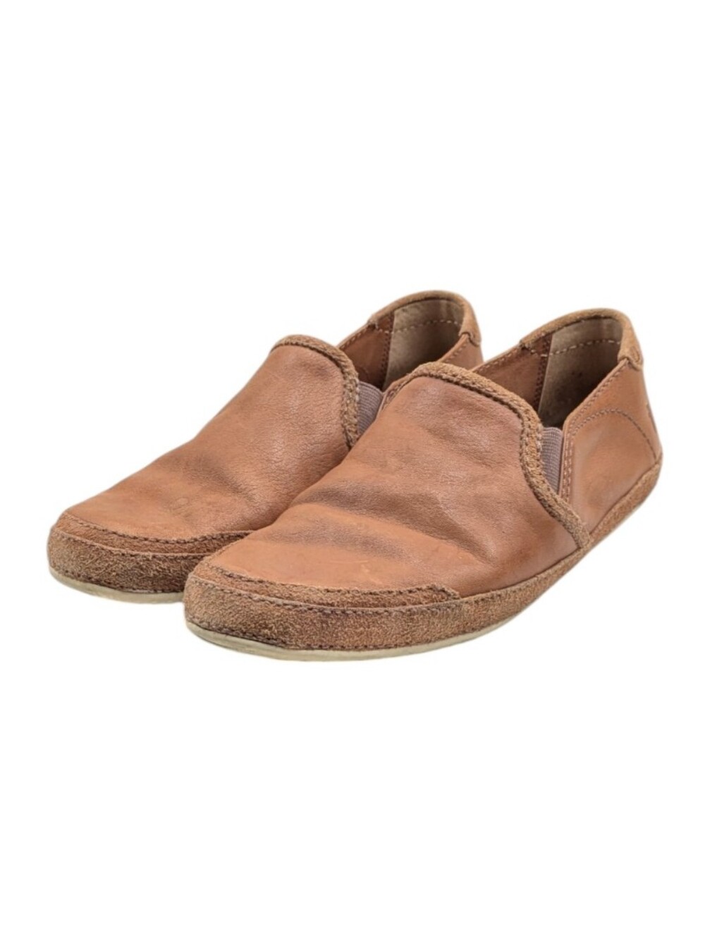 Frye Dean Artisan Leather Flats Tan Distressed Loafers Women’s 8.5 S4128 - Picture 8 of 12